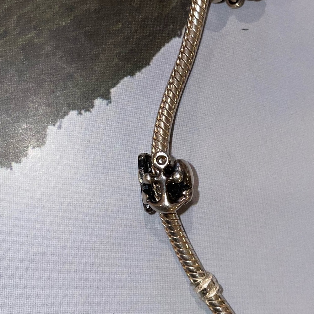 Pandora charm “Anchor, Heart, Cross”